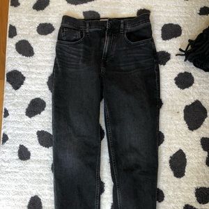 Everlane Washed Black High Rise Jeans